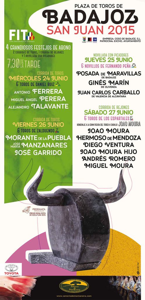 Badajoz Bullfighting Posters 2015
